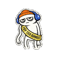 Tired Number One Sticker