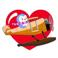 I Love You Heart Sticker by Pudgy Penguins