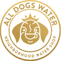 allpeoplecoffee all people coffee allpeoplecoffee all dogs dogs water shop Sticker