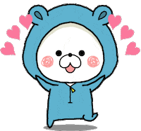 くま Love Sticker