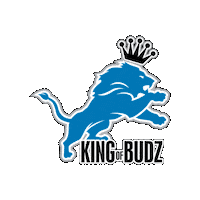 Detroit Lions Nfl Sticker by King of Budz