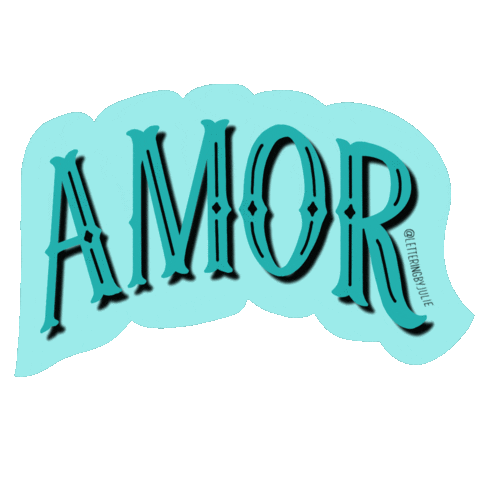 Letteringbyjulie giphyupload love amor letters Sticker