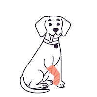 Happy Illustration Sticker by 4EveryPet