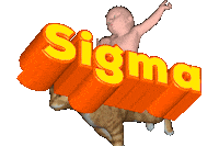 Sigma Sticker by John Artur