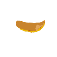 pizza slice Sticker by Eric Foster