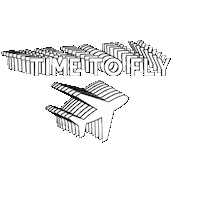 Airplane Flying Sticker