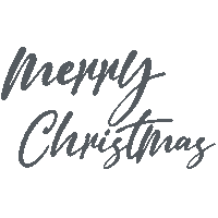 tcacoustic christmas merry christmas white text christmas decor Sticker