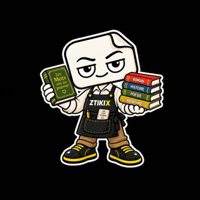 Books Reading GIF by ZTIKIX