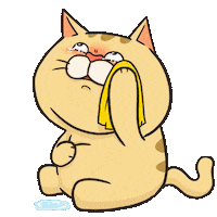 Sad Cry Sticker