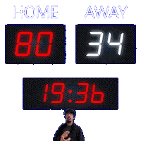 34 Away Sticker