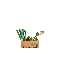 biokobl shopping cooking super organic Sticker
