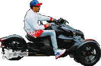 Motorcycle Speeding Sticker by Junzie-J