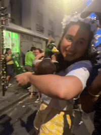 Party Duck GIF by philoyolo