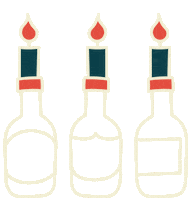 Christmas Wine Sticker by In Good Taste