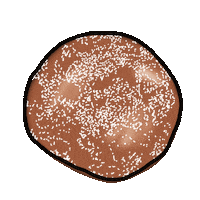 Donut Sticker by Brawn & Brains Coffee