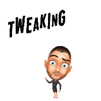 Manthonyajr Tweaking Sticker by Genies