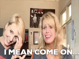 Come On Please GIF by Chicks on the Right