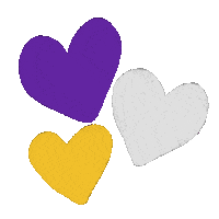 In Love Hearts Sticker