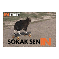 InStreet sokak instreet sokaksenin in street Sticker