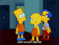 Speaking Season 3 GIF by The Simpsons