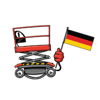 Germany Flag Sticker by Skyjack
