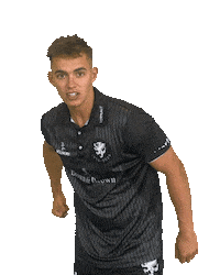 Josh Thomas Ball Sticker by Somerset County Cricket Club