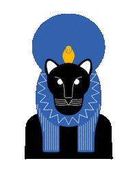 Lion Goddess Sticker by Amos Rex