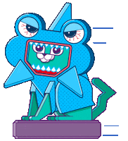 VidamStudio cat illustration kawaii rainbow Sticker