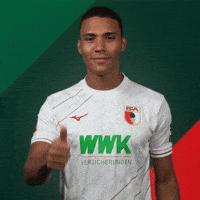 Happy Thumbs GIF by FC Augsburg 1907