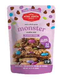 missjonesbakes gluten free oats less sugar baking mix Sticker