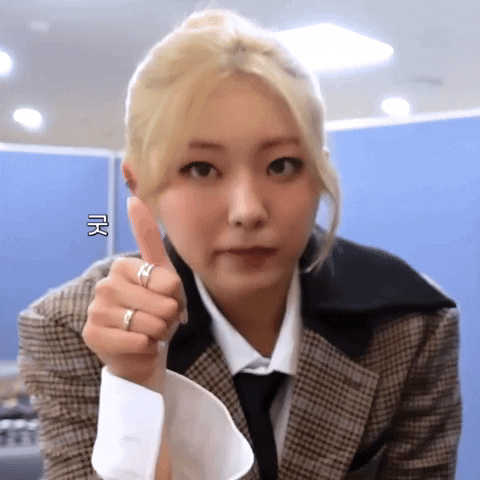 K Pop Thumbs Up GIF