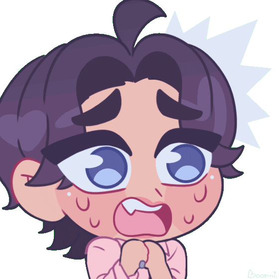 Shock Crying Sticker