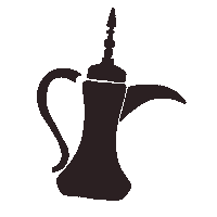 Arabic Coffee Tea Sticker