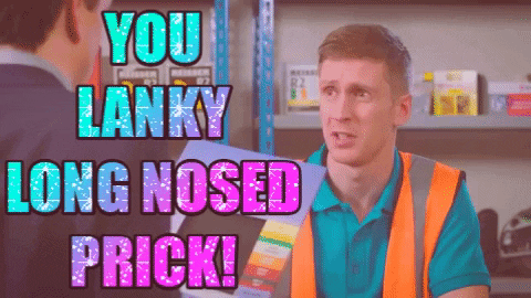 Insult Fah GIF by FoilArmsandHog