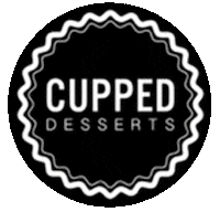 Logo Chocolate Sticker by Cupped Desserts