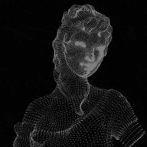 mennyorszag giphyupload girl 3d dots GIF
