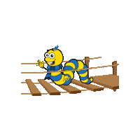 Hiking Bridge Sticker by Hintertuxerhof