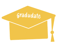 Hooray Graduate Sticker by San Francisco Conservatory of Music