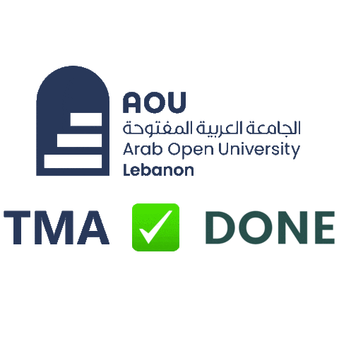 Education Assignment Sticker by Arab Open University