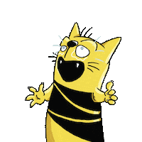 freise cat sad crying katze Sticker