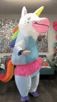 sparkle-athletic giphyupload dancing unicorn teamsparkle team sparkle GIF
