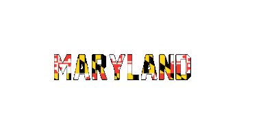 Maryland Day Flag Sticker by Route One Apparel