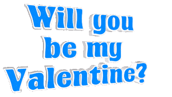 Will You Be My Valentine Sticker by OpticalArtInc.