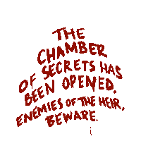 Enemies Of The Heir Beware Sticker by minalima