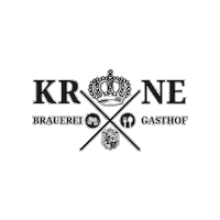 Krone Sticker by Brauerei Loscher