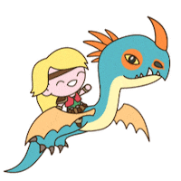 happy friends Sticker by How To Train Your Dragon