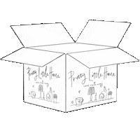 Box Decor Sticker by Pretty Little Home