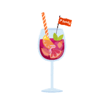 Ice Cream Cocktails Sticker by Foody