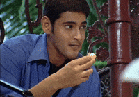 Mahesh Babu Eating GIF
