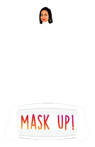 Mask Up Sticker by BORN ON INSTAGRAM